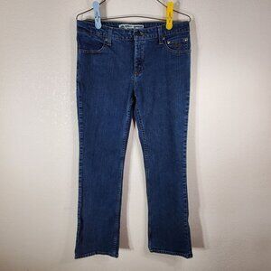 Harley-Davidson Womens Regular Fit Blue Denim Jeans Size 8 Bootcut